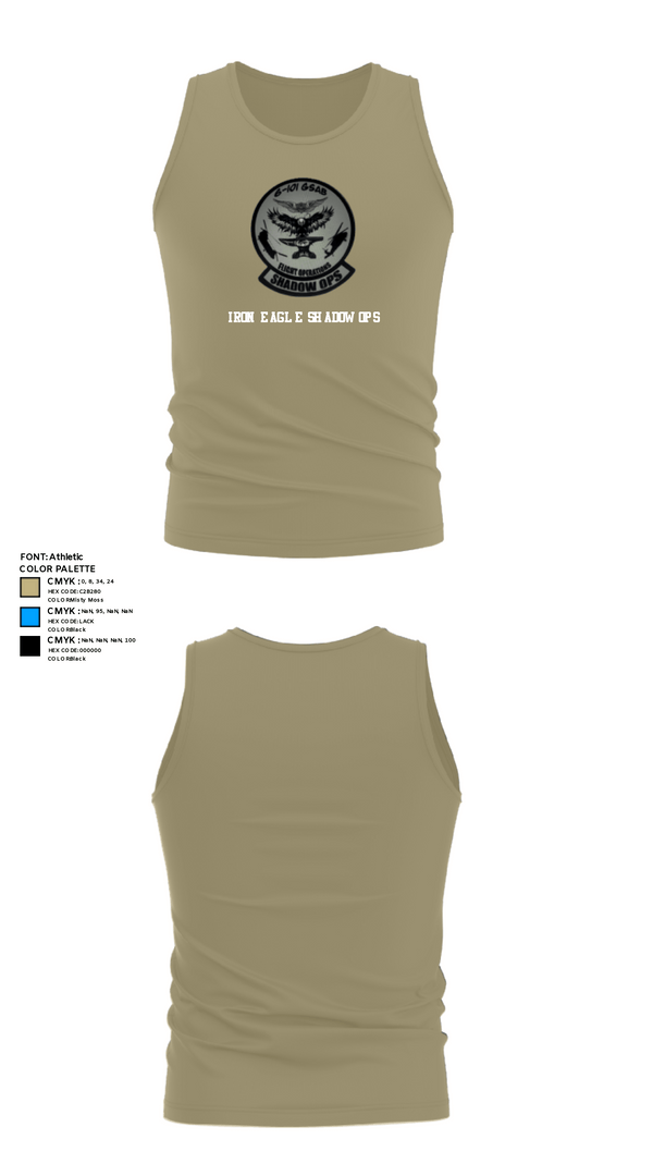 Tank Top, Iron Eagle Shadow Ops, Army, Teamtime, Team time, sublimation, custom sports apparel, team uniforms, spirit wear, spiritwear, sports uniforms, custom shirts, team store, custom team store, fundraiser sports, apparel fundraiser