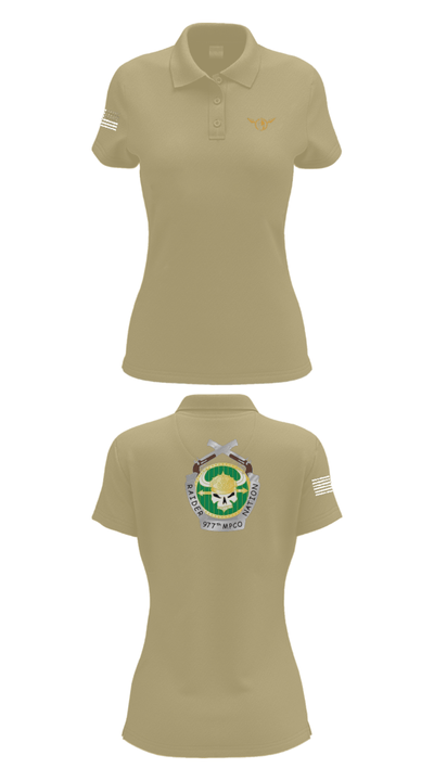 977 MP CO 88106845 Women's Short Sleeve Performance Polo  - 95