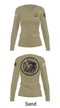USS MAKIN ISLAND 57574160 Women's Long Sleeve V-neck Shirt - 92