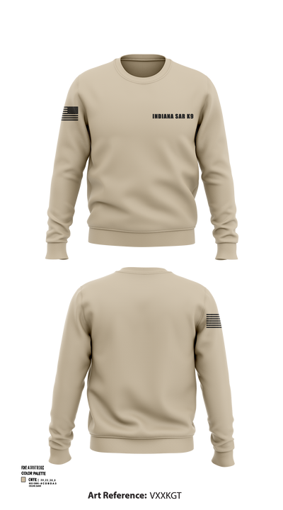 Indiana SAR K9 89767591 Crew Neck Sweatshirt - 103