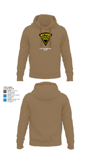 Hoodie, West Virginia State Police, Police, Teamtime, Team time, sublimation, custom sports apparel, team uniforms, spirit wear, spiritwear, sports uniforms, custom shirts, team store, custom team store, fundraiser sports, apparel fundraiser