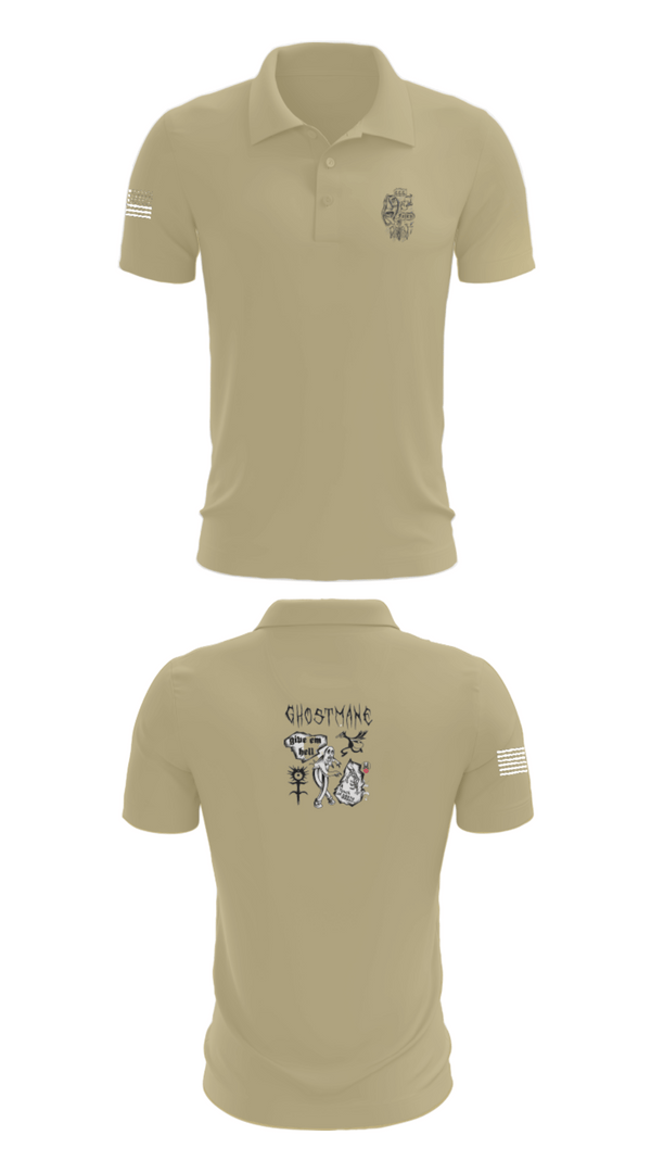 Short Sleeve Performance Polo, Ceremonial Platoon, Marines, Teamtime, Team time, sublimation, custom sports apparel, team uniforms, spirit wear, spiritwear, sports uniforms, custom shirts, team store, custom team store, fundraiser sports, apparel fundraiser
