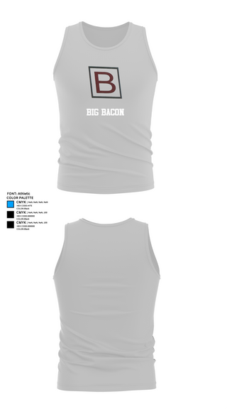 Tank Top, Big bacon, , Teamtime, Team time, sublimation, custom sports apparel, team uniforms, spirit wear, spiritwear, sports uniforms, custom shirts, team store, custom team store, fundraiser sports, apparel fundraiser