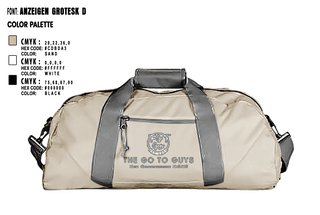 Duffle Bag, The Go To Guys, , Teamtime, Team time, sublimation, custom sports apparel, team uniforms, spirit wear, spiritwear, sports uniforms, custom shirts, team store, custom team store, fundraiser sports, apparel fundraiser