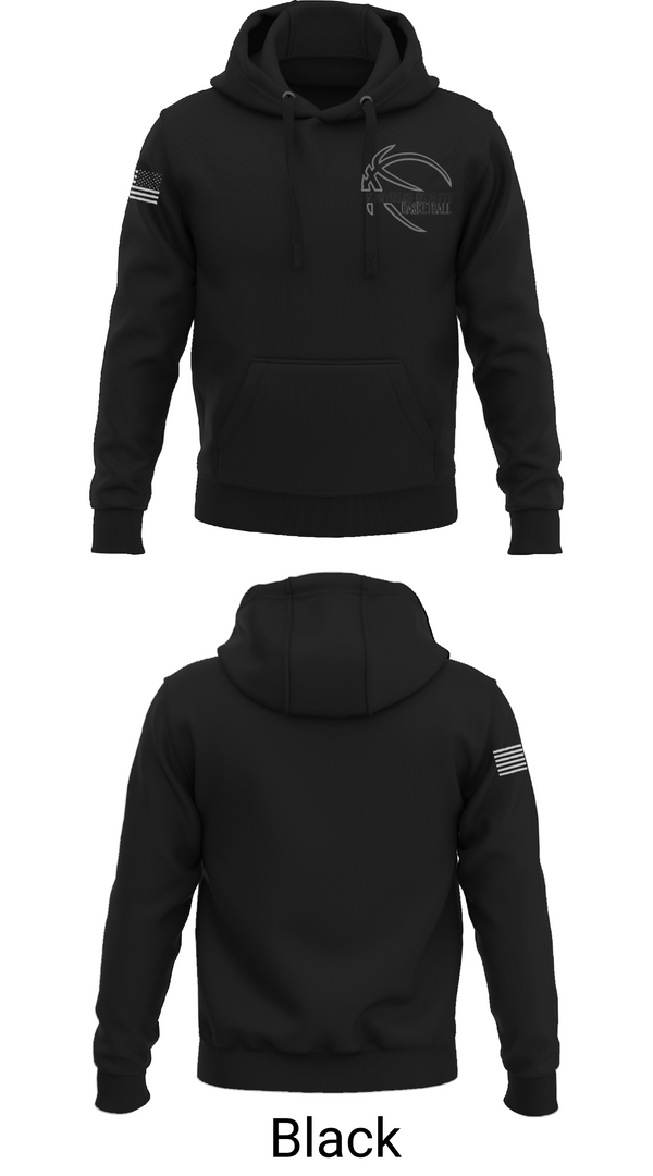 Hoodie, Northern Heights High School Basketball, Men's Basketball, Teamtime, Team time, sublimation, custom sports apparel, team uniforms, spirit wear, spiritwear, sports uniforms, custom shirts, team store, custom team store, fundraiser sports, apparel fundraiser