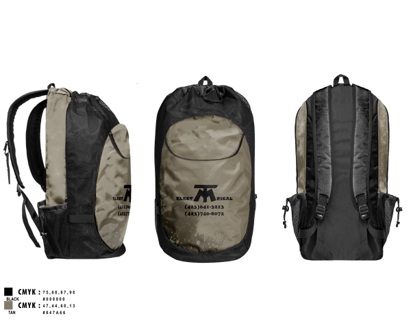 Gear Bag, MT ELECTRICAL SERVICES, , Teamtime, Team time, sublimation, custom sports apparel, team uniforms, spirit wear, spiritwear, sports uniforms, custom shirts, team store, custom team store, fundraiser sports, apparel fundraiser