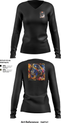 Wicked Transformationz 35819549 Women's Long Sleeve V-neck Shirt - 27