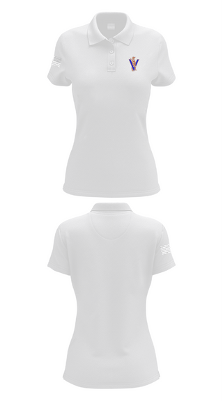 Women's Short Sleeve Performance Polo, Bowie, Wrestling, Teamtime, Team time, sublimation, custom sports apparel, team uniforms, spirit wear, spiritwear, sports uniforms, custom shirts, team store, custom team store, fundraiser sports, apparel fundraiser