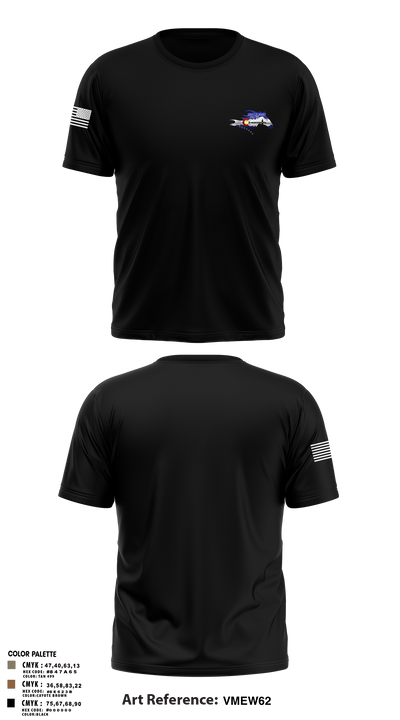 USS Colorado 62419768 Short Sleeve Performance Shirt - 6