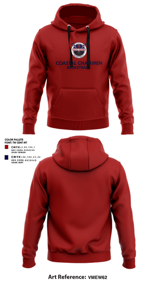 Hoodie, Coastal Chairmen, Men's Basketball, Teamtime, Team time, sublimation, custom sports apparel, team uniforms, spirit wear, spiritwear, sports uniforms, custom shirts, team store, custom team store, fundraiser sports, apparel fundraiser