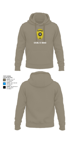 Hoodie, Charlie Squad, Police, Teamtime, Team time, sublimation, custom sports apparel, team uniforms, spirit wear, spiritwear, sports uniforms, custom shirts, team store, custom team store, fundraiser sports, apparel fundraiser