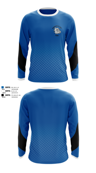 Long Sleeve Performance Shirt, Woodburn Bulldogs, Tennis, Teamtime, Team time, sublimation, custom sports apparel, team uniforms, spirit wear, spiritwear, sports uniforms, custom shirts, team store, custom team store, fundraiser sports, apparel fundraiser