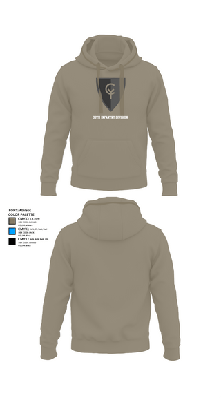 Hoodie, 38th Infantry Division, , Teamtime, Team time, sublimation, custom sports apparel, team uniforms, spirit wear, spiritwear, sports uniforms, custom shirts, team store, custom team store, fundraiser sports, apparel fundraiser