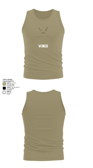 Tank Top, Wings, Air Force, Teamtime, Team time, sublimation, custom sports apparel, team uniforms, spirit wear, spiritwear, sports uniforms, custom shirts, team store, custom team store, fundraiser sports, apparel fundraiser