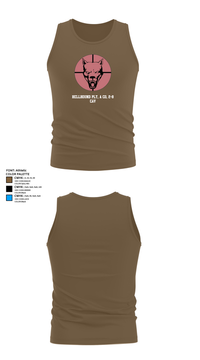 Hellhound PLT, A CO, 2-8 CAV 17727994 Tank Top - 19