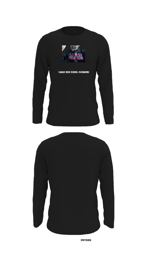 Long Sleeve Performance Shirt, Camas High School Swimming, Swimming, Teamtime, Team time, sublimation, custom sports apparel, team uniforms, spirit wear, spiritwear, sports uniforms, custom shirts, team store, custom team store, fundraiser sports, apparel fundraiser