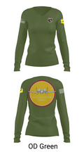 442D FW 35089467 Women's Long Sleeve V-neck Shirt - 57