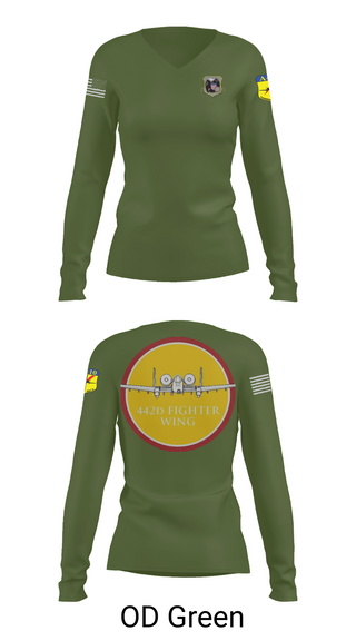 Womens Long Sleeve Vneck Shirt, 442D FW, , Teamtime, Team time, sublimation, custom sports apparel, team uniforms, spirit wear, spiritwear, sports uniforms, custom shirts, team store, custom team store, fundraiser sports, apparel fundraiser