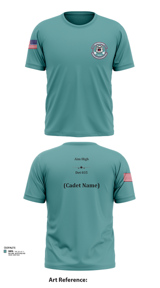 Short Sleeve Performance Shirt, Detachment 035, Air Force, Teamtime, Team time, sublimation, custom sports apparel, team uniforms, spirit wear, spiritwear, sports uniforms, custom shirts, team store, custom team store, fundraiser sports, apparel fundraiser