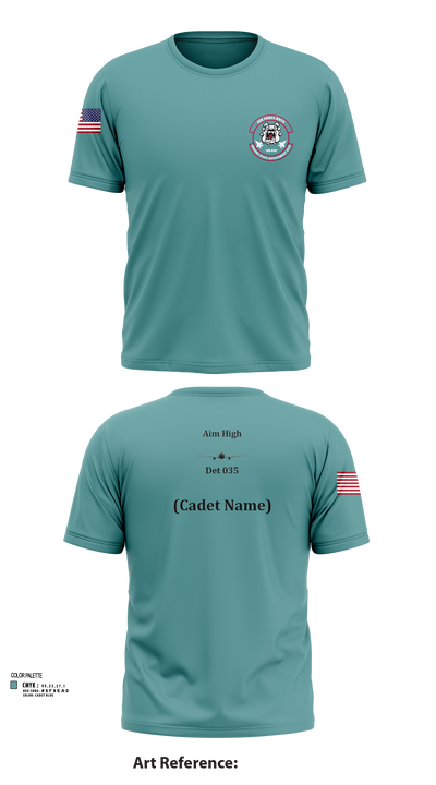 Detachment 035 78200386 Short Sleeve Performance Shirt - 110