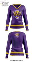 Booneville High School Cheer 21316444 Women's Long Sleeve V-neck Shirt - 41