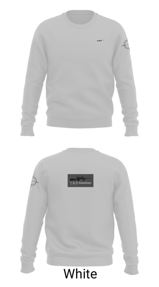 Crew Neck Sweatshirt, T&D Munitions, , Teamtime, Team time, sublimation, custom sports apparel, team uniforms, spirit wear, spiritwear, sports uniforms, custom shirts, team store, custom team store, fundraiser sports, apparel fundraiser