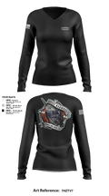CHC NARWHAL 89056143 Women's Long Sleeve V-neck Shirt - 3