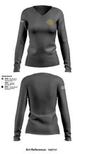 Isenbarger Construction LLC 2868916 Women's Long Sleeve V-neck Shirt - 1