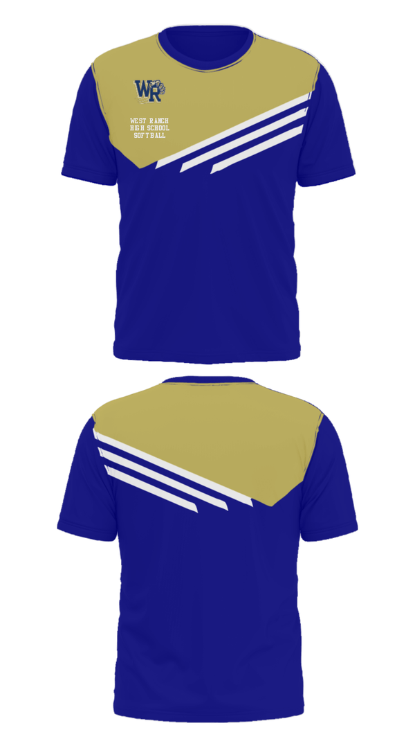 Short Sleeve Performance Shirt, West Ranch High School Softball, Softball, Teamtime, Team time, sublimation, custom sports apparel, team uniforms, spirit wear, spiritwear, sports uniforms, custom shirts, team store, custom team store, fundraiser sports, apparel fundraiser