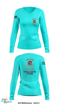 5 Star 18393940 Women's Long Sleeve V-neck Shirt - 113