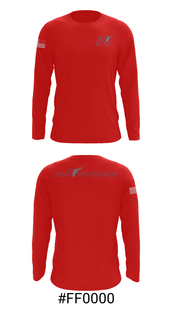 Long Sleeve Performance Shirt, Northern Oklahoma College-Tonkawa Campus, Softball, Teamtime, Team time, sublimation, custom sports apparel, team uniforms, spirit wear, spiritwear, sports uniforms, custom shirts, team store, custom team store, fundraiser sports, apparel fundraiser