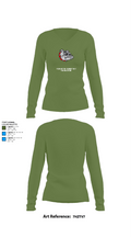 Pleasanton Elementary School Cheer 69415211 Women's Long Sleeve V-neck Shirt - 19