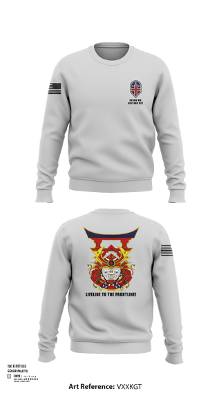 Crew Neck Sweatshirt, 343rd Medical Hospital Augmentation Detachment, , Teamtime, Team time, sublimation, custom sports apparel, team uniforms, spirit wear, spiritwear, sports uniforms, custom shirts, team store, custom team store, fundraiser sports, apparel fundraiser