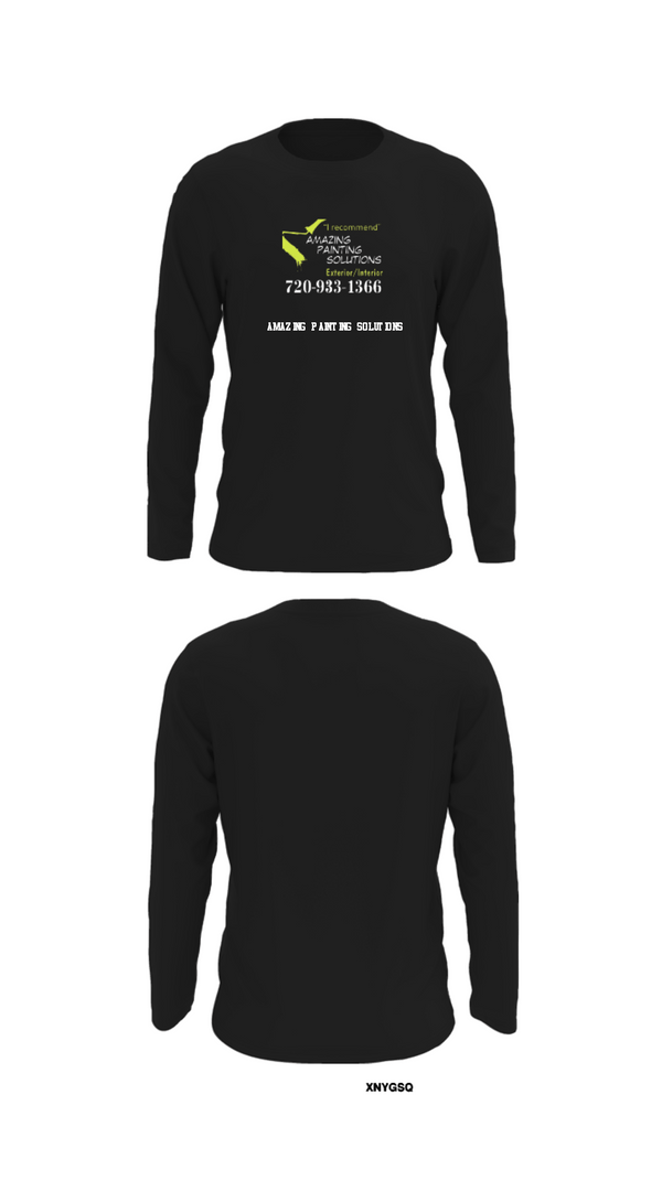 Long Sleeve Performance Shirt, Amazing Painting Solutions, , Teamtime, Team time, sublimation, custom sports apparel, team uniforms, spirit wear, spiritwear, sports uniforms, custom shirts, team store, custom team store, fundraiser sports, apparel fundraiser