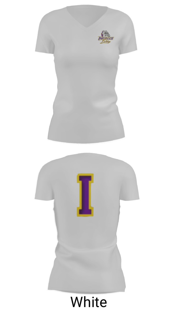 Womens Short Sleeve Vneck Shirt, Ingalls Junior High School Cross Country, Cross Country, Teamtime, Team time, sublimation, custom sports apparel, team uniforms, spirit wear, spiritwear, sports uniforms, custom shirts, team store, custom team store, fundraiser sports, apparel fundraiser