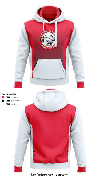 Hoodie, Benjamin Franklin Middle School Volleyball, Women's Volleyball, Teamtime, Team time, sublimation, custom sports apparel, team uniforms, spirit wear, spiritwear, sports uniforms, custom shirts, team store, custom team store, fundraiser sports, apparel fundraiser