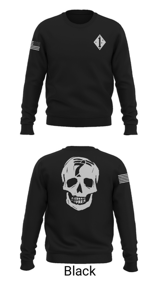 Crew Neck Sweatshirt, 3/7 Kilo 3rd, Marines, Teamtime, Team time, sublimation, custom sports apparel, team uniforms, spirit wear, spiritwear, sports uniforms, custom shirts, team store, custom team store, fundraiser sports, apparel fundraiser