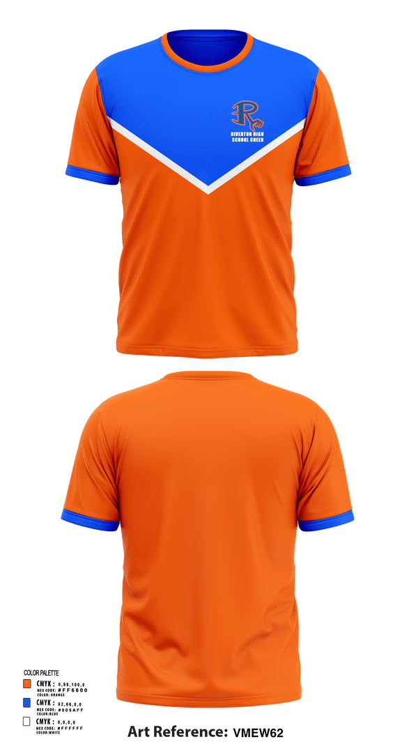 Short Sleeve Performance Shirt, Riverton High School Cheer, Cheer, Teamtime, Team time, sublimation, custom sports apparel, team uniforms, spirit wear, spiritwear, sports uniforms, custom shirts, team store, custom team store, fundraiser sports, apparel fundraiser