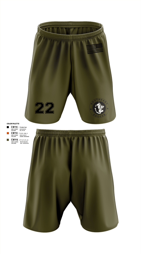 Athletic Shorts With Pockets, Southeast, Men's Soccer, Teamtime, Team time, sublimation, custom sports apparel, team uniforms, spirit wear, spiritwear, sports uniforms, custom shirts, team store, custom team store, fundraiser sports, apparel fundraiser