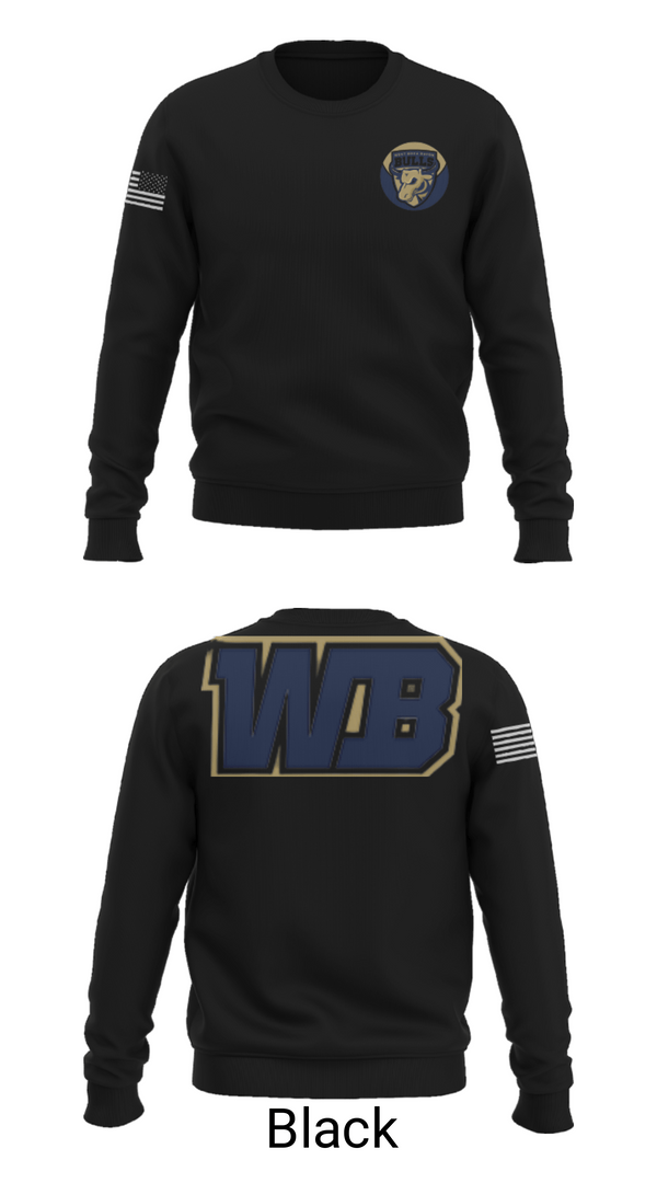 Crew Neck Sweatshirt, West Boca Raton Community High School Lacrosse, Women's Lacrosse, Teamtime, Team time, sublimation, custom sports apparel, team uniforms, spirit wear, spiritwear, sports uniforms, custom shirts, team store, custom team store, fundraiser sports, apparel fundraiser