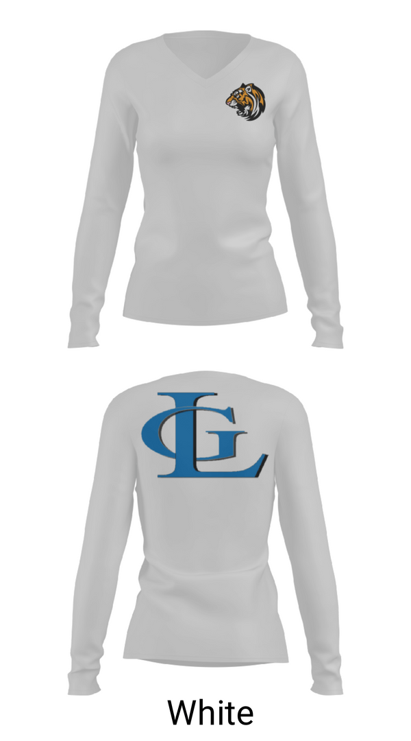 Womens Long Sleeve Vneck Shirt, La Grande High School Soccer, Men's Soccer, Teamtime, Team time, sublimation, custom sports apparel, team uniforms, spirit wear, spiritwear, sports uniforms, custom shirts, team store, custom team store, fundraiser sports, apparel fundraiser