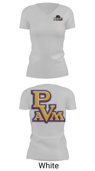 Women's Short Sleeve Vneck Shirt, Prairie View A&M University Tennis, Tennis, Teamtime, Team time, sublimation, custom sports apparel, team uniforms, spirit wear, spiritwear, sports uniforms, custom shirts, team store, custom team store, fundraiser sports, apparel fundraiser