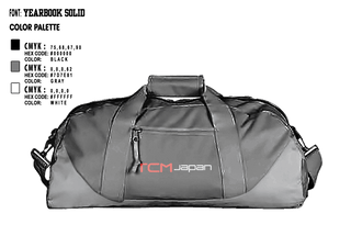 Duffle Bag, TCM Japan, , Teamtime, Team time, sublimation, custom sports apparel, team uniforms, spirit wear, spiritwear, sports uniforms, custom shirts, team store, custom team store, fundraiser sports, apparel fundraiser