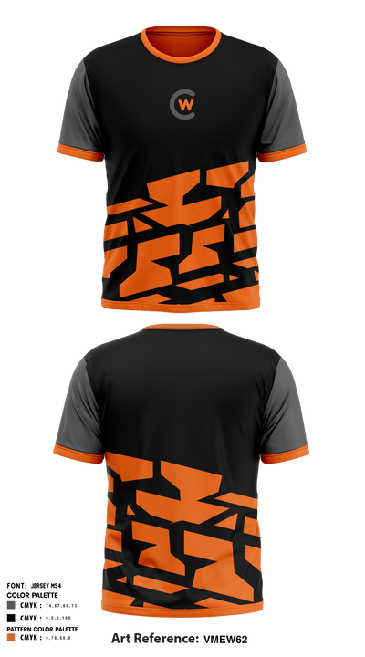 Central Wyoming College Soccer 29620811 Short Sleeve Performance Shirt - 1