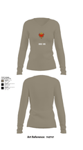 HSC-85 15010069 Women's Long Sleeve V-neck Shirt - 59
