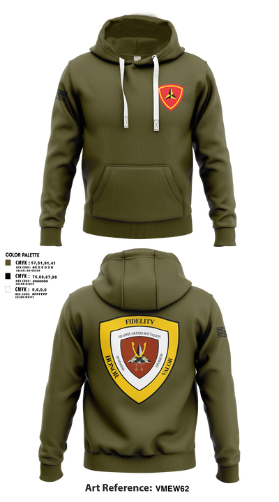 HQBN 3D MARDIV 36119636 Hoodie - 1