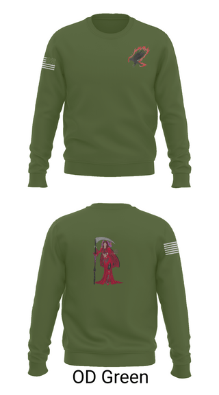 Crew Neck Sweatshirt, A Co. 152 BEB, Army, Teamtime, Team time, sublimation, custom sports apparel, team uniforms, spirit wear, spiritwear, sports uniforms, custom shirts, team store, custom team store, fundraiser sports, apparel fundraiser