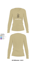 Beer Monkey Bike Crew 51743226 Women's Long Sleeve V-neck Shirt - 37