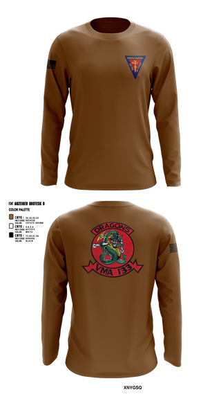 Long Sleeve Performance Shirt, MAG-42 VMA-133, , Teamtime, Team time, sublimation, custom sports apparel, team uniforms, spirit wear, spiritwear, sports uniforms, custom shirts, team store, custom team store, fundraiser sports, apparel fundraiser