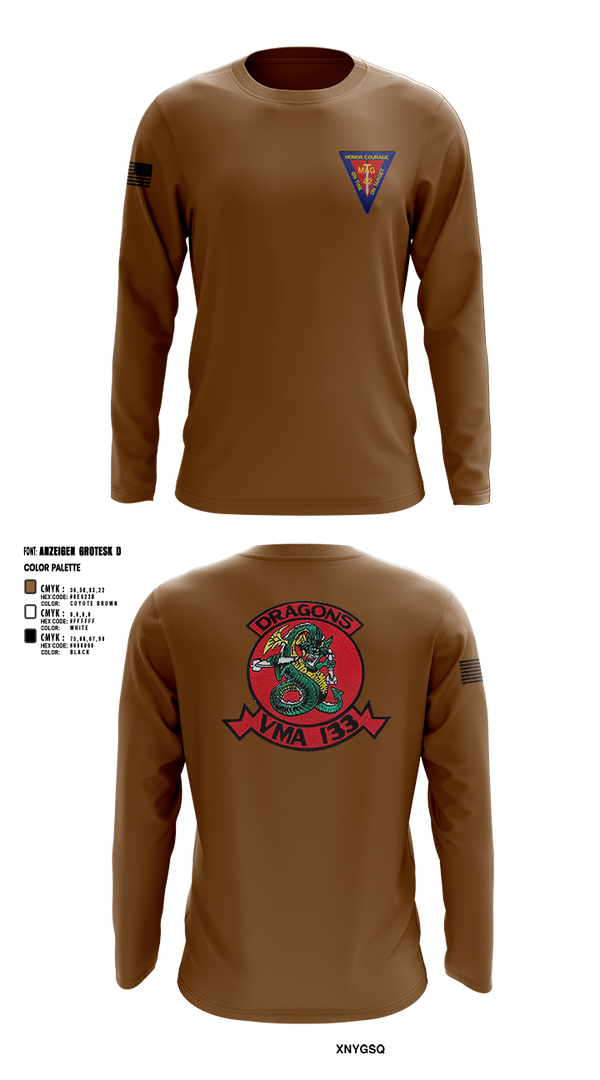 Long Sleeve Performance Shirt, MAG-42 VMA-133, , Teamtime, Team time, sublimation, custom sports apparel, team uniforms, spirit wear, spiritwear, sports uniforms, custom shirts, team store, custom team store, fundraiser sports, apparel fundraiser